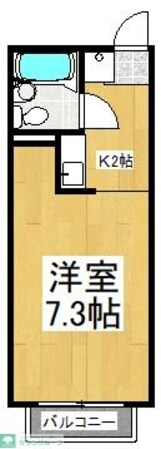 カピースハイツAの物件間取画像